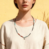 Mixed Beaded Necklace