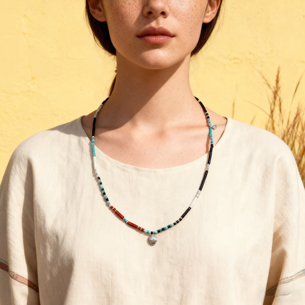 Mixed Beaded Necklace