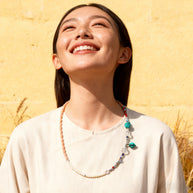 Mixed Beaded Necklace