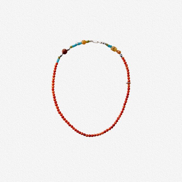 Mixed Beaded Necklace