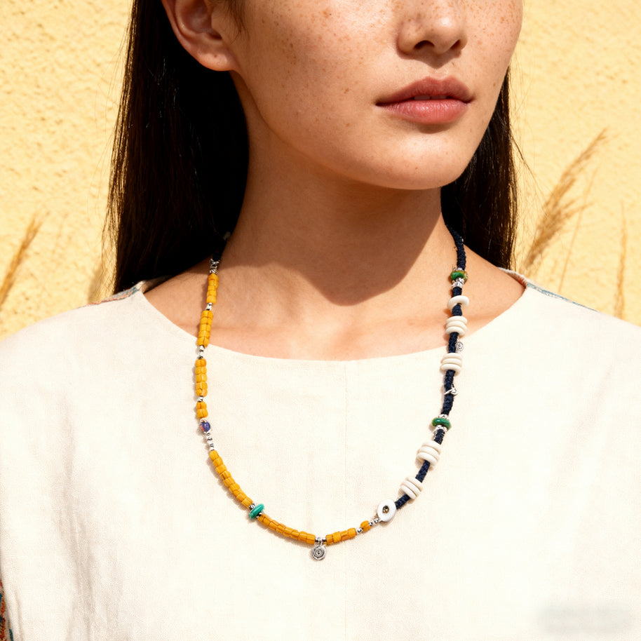 Mixed Beaded Necklace
