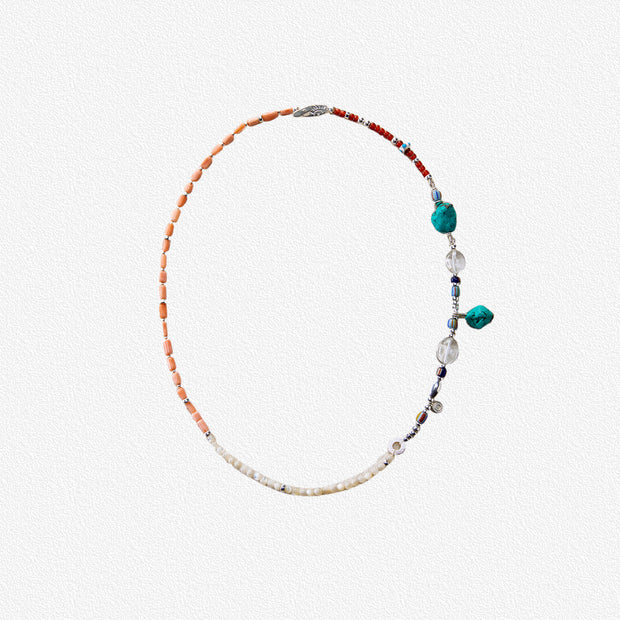 Mixed Beaded Necklace