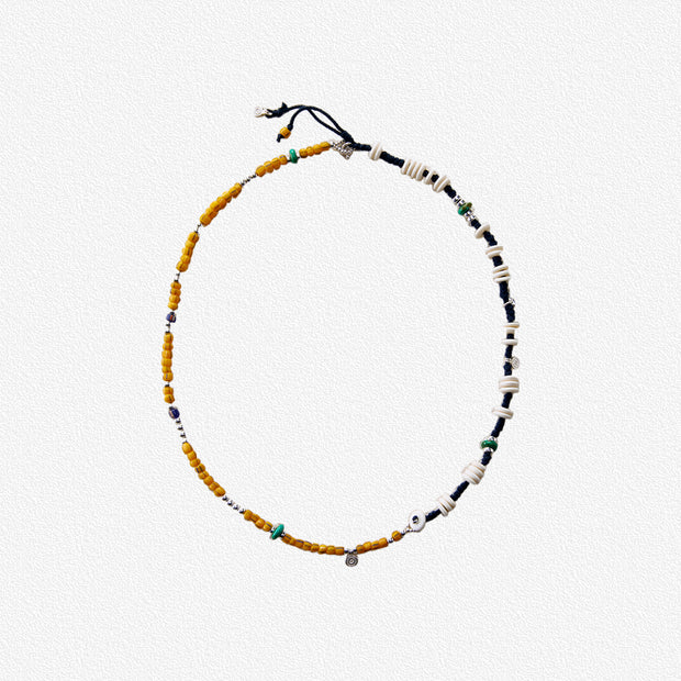 Mixed Beaded Necklace